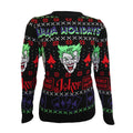 Bunt - Front - The Joker - "Haha Holiday" Pullover für Herren-Damen Unisex - weihnachtliches Design