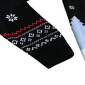 Schwarz-Weiß - Close up - Gremlins - "Skiing" Pullover für Herren-Damen Unisex - weihnachtliches Design