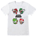 Weiß - Front - Super Mario - T-Shirt für Herren-Damen Unisex