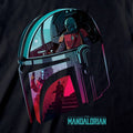 Schwarz-Türkis-Rot - Side - Star Wars: The Mandalorian - T-Shirt für Herren-Damen Unisex