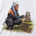 Weiß-Dunkelgrau - Side - Star Wars: The Mandalorian - T-Shirt für Herren-Damen Unisex