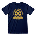 Marineblau - Front - X-Men - "Xavier Institute" T-Shirt für Herren-Damen Unisex