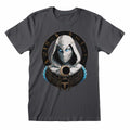 Anthrazit - Front - Moon Knight - T-Shirt für Herren-Damen Unisex