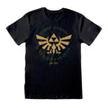 Schwarz - Front - Legend Of Zelda - "Hyrule Kingdom" T-Shirt für Herren-Damen Unisex