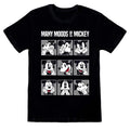 Schwarz-Weiß - Front - Mickey Mouse & Friends - "Many Moods Of Mickey" T-Shirt für Herren-Damen Unisex