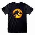 Schwarz-Ambra - Front - Jurassic World: Dominion - T-Shirt für Herren-Damen Unisex