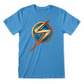 Blau-Gold - Front - Ms Marvel - T-Shirt für Herren-Damen Unisex
