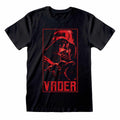 Schwarz-Rot - Front - Star Wars: Obi-Wan Kenobi - T-Shirt für Herren-Damen Unisex