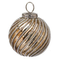 Silber-Bronze - Lifestyle - The Noel Collection - Christbaumkugel, Brüniert, weihnachtliches Design