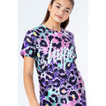 Violett - Lifestyle - Hype - "Chic Animal" T-Shirt für Mädchen