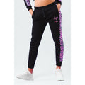 Schwarz-Pink - Back - Hype - "Leopard" Jogginghosen für Mädchen