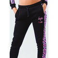 Schwarz-Pink - Pack Shot - Hype - "Leopard" Jogginghosen für Mädchen