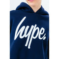 Marineblau - Lifestyle - Hype - Kurzes Hoodie für Mädchen