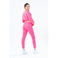 Pink - Side - Hype - Kurzes Sweatshirt mit Kordelzug für Mädchen