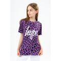 Violett-Schwarz - Front - Hype - T-Shirt für Mädchen
