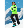 Grün - Back - Hype - "Snow" Skijacke für Kinder