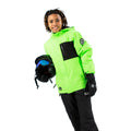 Grün - Front - Hype - "Snow" Skijacke für Kinder
