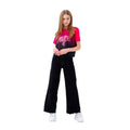 Beerenrot-Schwarz - Back - Hype - kurzes T-Shirt für Mädchen