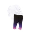 Pink-Violett-Weiß - Back - Hype - T-Shirts und Leggings für Baby-Girls