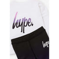 Pink-Violett-Weiß - Side - Hype - T-Shirts und Leggings für Baby-Girls