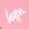 Pink-Weiß - Side - Hype - Kinder Flipflops, Schrift