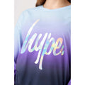 Blau-Violett - Lifestyle - Hype - T-Shirt für Mädchen Langärmlig