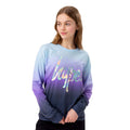 Blau-Violett - Front - Hype - T-Shirt für Mädchen Langärmlig