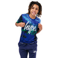Marineblau-Grün-Weiß - Side - Hype - "Reef Spray" T-Shirt und Jogginghose für Jungen