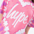 Pink-Weiß-Violett - Side - Hype - "Heart" T-Shirt für Mädchen