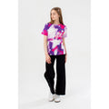 Weiß-Violett-Pink - Lifestyle - Hype - "Spray" T-Shirt für Mädchen