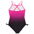 Pink-Schwarz - Back - Hype - "Frilly" Badeanzug für Mädchen