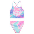 Pink-Blau - Front - Hype - "Smudge" Bikini für Mädchen