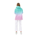 Minzgrün-Pink - Back - Hype - Regenmantel für Mädchen