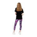 Schwarz-Violett - Back - Hype - T-Shirts und Leggings für Mädchen