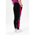 Schwarz-Pink-Violett - Back - Hype - "Neon Cheetah" Jogginghosen für Mädchen
