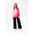 Pink - Side - Hype - "Fade Holographic" Sweatshirt Rundhalsausschnitt für Mädchen