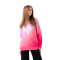 Pink - Front - Hype - "Fade Holographic" Sweatshirt Rundhalsausschnitt für Mädchen