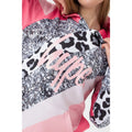 Pink - Lifestyle - Hype - "Glitter Wave" Kapuzenpullover für Mädchen