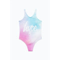 Pink-Blau-Weiß - Front - Hype - "Pastel" Badeanzug für Mädchen