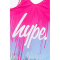 Pink-Blau-Weiß - Side - Hype - "Drip" Badeanzug für Mädchen
