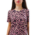 Violett-Schwarz-Cremefarbe - Side - Hype - "Tonal" T-Shirt für Mädchen