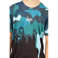 Blau-Weiß - Side - Hype - "Camo" T-Shirt für Jungen