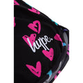 Schwarz-Pink-Blau - Side - Hype - "Scribble Heart" Shorts für Mädchen