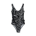 Schwarz-Weiß - Front - Hype - "Mixed" Badeanzug für Damen