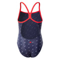 Blau-Rot-Weiß - Back - Aquawave - "Triangulo" Badeanzug für Mädchen