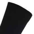 Schwarz - Back - FLOSO Kinder Schul Socken Unifarben (5 Paar)