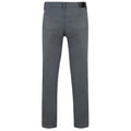 Grau - Front - Kam Jeanswear Herren Chino-Jeans Alba Slim-Fit
