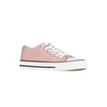 Pink-Weiß - Front - Krisp Damen Sneaker zum Schnüren