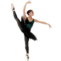 Schwarz - Front - Silky Damen Ballett-Strumpfhosen mit variabler Fußöffnung