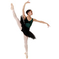Tan - Front - Silky Damen Ballett-Strumpfhosen mit variabler Fußöffnung